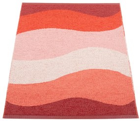 Covor pentru exterior și interior roșu 70x100 cm Urvi Fire – Pappelina