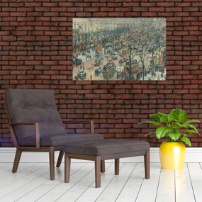 Tablou - Camille Pissarro, Boulevard des Italiens, Morning, Sunlight, reproducere (90x60 cm)