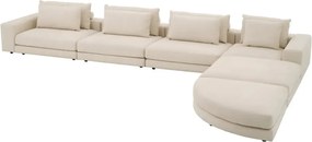 Canapea modulara design LUX Lounge Club, Nuoro beige