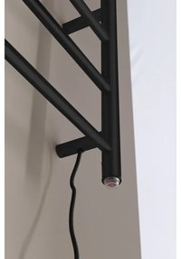 Sapho Uscător electric pentru prosoape REDONDO, 75 W / 230 V, 50 x 90 cm, negru mat