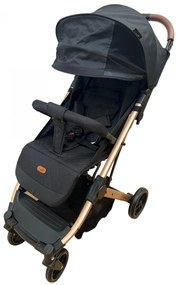 Carucior sport pentru copii, pliere compacta pentru avion cu sistem tip troller CPC-44-negru
