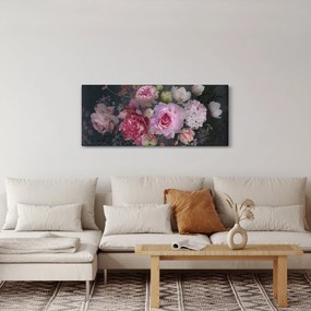 Tablou - Flori de grădină (120x50 cm)
