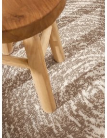 Covor bej-crem rotund ø 160 cm Gloria Cavallo – Hanse Home