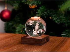 Decorațiune luminoasă portabilă cu USB ø 8 cm Amber – Gingko