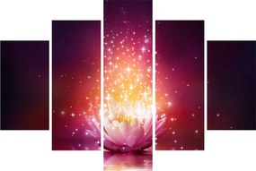 Tablou cu floare de lotus (150x105 cm)