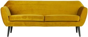 Canapea WOOOD Rocco, 187 cm, galben muștar
