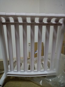 OFERTA Scaun din plastic TREGO, alb II. calitate
