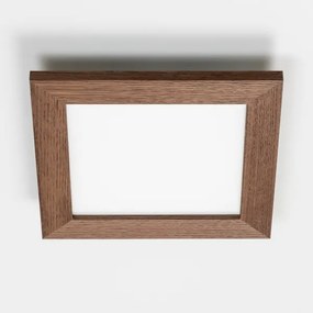 Plafonieră LED Brilagi SLIMFRAME WOOD LED/25W/230V 34x34 cm maro închis