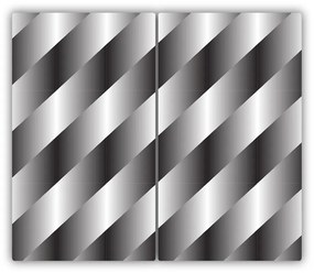 Tocator din sticla dungi abstracte