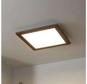 Plafonieră LED Brilagi SLIMFRAME WOOD LED/36W/230V 49,5x49,5 cm maro închis