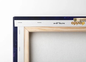 Tablou apus de soare cu cerul de noapte