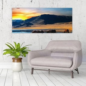 Tablou - Alimentarea cu energie electrică (120x50 cm)