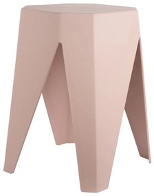 Scaun roz deschis din plastic Cherish – Leitmotiv