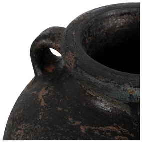 Vază maro închis din teracotă înaltă (înălțime 60 cm) Artem – Ixia