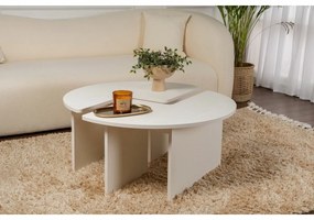 Măsuță de conferință Moira Wood White