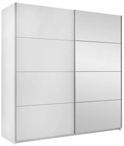 Dulap de haine cu uși culisante Artaman 200 (Alb) (cu oglindă). 1105685