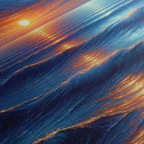 Tablou apus de soare peste ocean