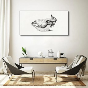 Tablou canvas Desen craniu de vacă