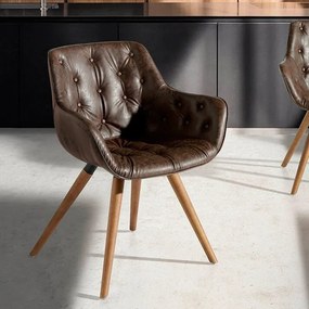 Scaun tapitat design italian Mink AC 4073-F3229