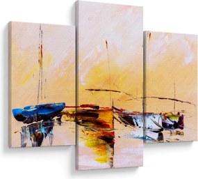 Tablou - Pictură barcă (90x60 cm)