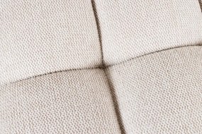 Banca tapitata Papillon 165cm bej sampanie