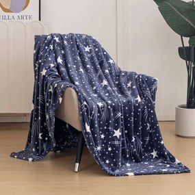 Patura Cocolino microplus STARLIGHT, albastru inchis Dimensiune: 150 x 200 cm