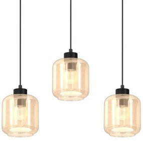 Lustră pe cablu SOMBRA 3xE27/60W/230V bej