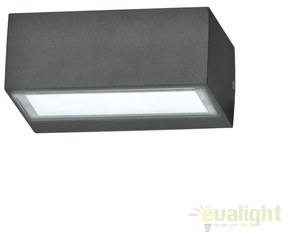 Aplica de perete exterior cu protectie IP44 TWIN AP1 BIG ANTRACITE 115368