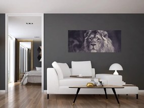 Tablou cu leu (120x50 cm)