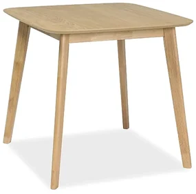 Masa de dining cu blat in decor stejar MOSSO III 80x80