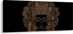 Tablou - Buddha auriu (120x50 cm)