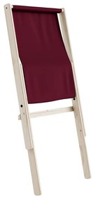 Fotoliu pliabil Karup Design Boogie Raw/Bordeaux