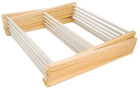 Harmonia Uscător de rufe pliabil din lemn 60x50x140 cm