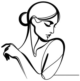 Tablou linie feminină misterioasă