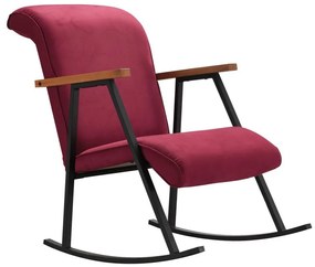 Fotoliu balansoar LUNI roșu