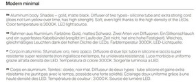 Aplica de perete LED design modern Tau