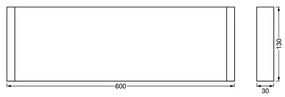 Ledvance - Raft LED LINEAR 12W 230V 60 cm IP44, iluminare LED