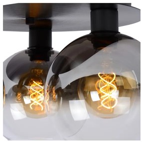 Plafonieră Lucide 74114/03/30 MARIUS 3xE27/40W/230V negru