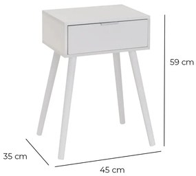 Noptieră albă – Casa Selección