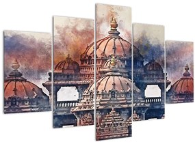 Tablou - Akshardham, New Delhi, India (150x105 cm)