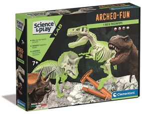 Dinozaur Archeo Fun Set de arheologie luminos Clementoni