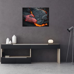 Tablou pe sticlă - Lava (70x50 cm)