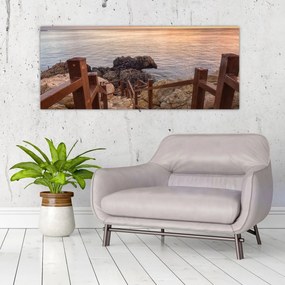 Tablou - Coborâre la mare (120x50 cm)
