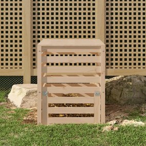 vidaXL Compostor, 63,5x63,5x77,5 cm, lemn masiv de pin