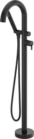 Baterie pentru cada freestanding, negru, cu set de dus, Deante Silia Negru
