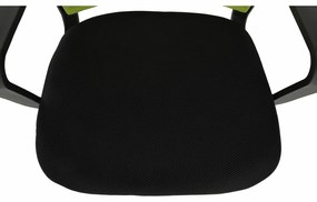 Scaun de birou, plasa verde tesatura neagra, APOLO