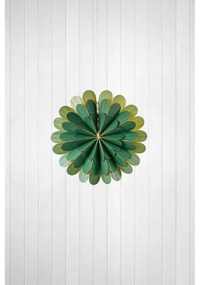 Decorațiune luminoasă verde ø 45 cm cu model de Crăciun Marigold – Markslöjd