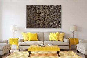 Tablou ornament oriental din aur