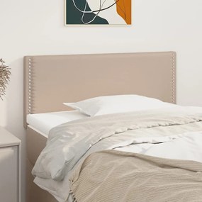 vidaXL Tăblie de pat, cappuccino, 80x5x78/88 cm, piele ecologică