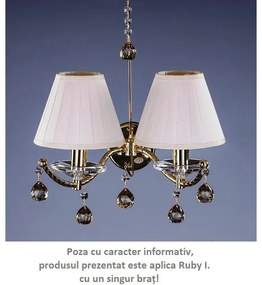 Aplica de perete Cristal Bohemia Exclusive Ruby I. CE